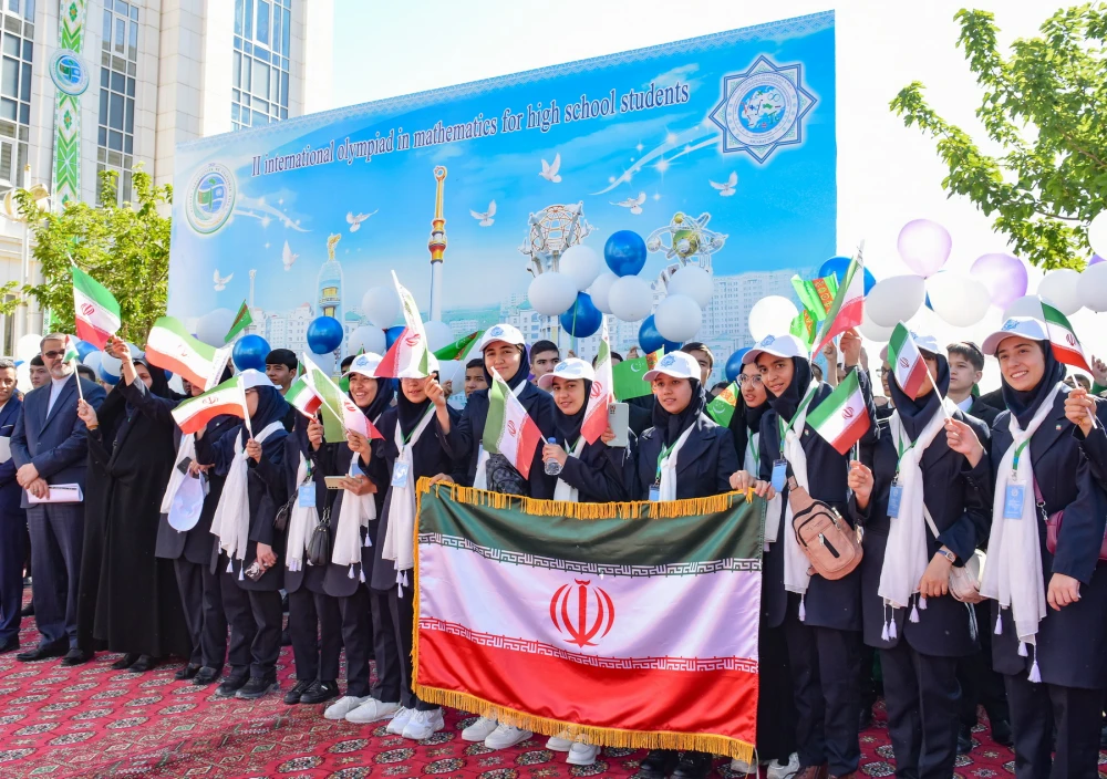 THE 2ND INTERNATIONAL MATHEMATICS OLYMPIAD FOR  SCHOOL STUDENTS STARTED IN ASHGABAT